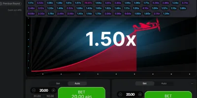 Demo de juego Aviator en Cloudbet